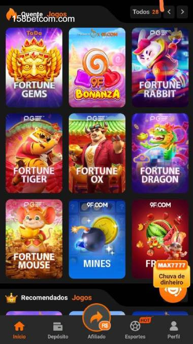 Aplicativo móvel 158BET para iOS e Android